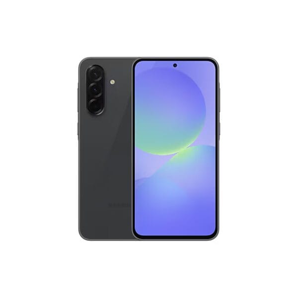 Smartphone Samsung Galaxy A36 5G, vista frontal con la pantalla encendida